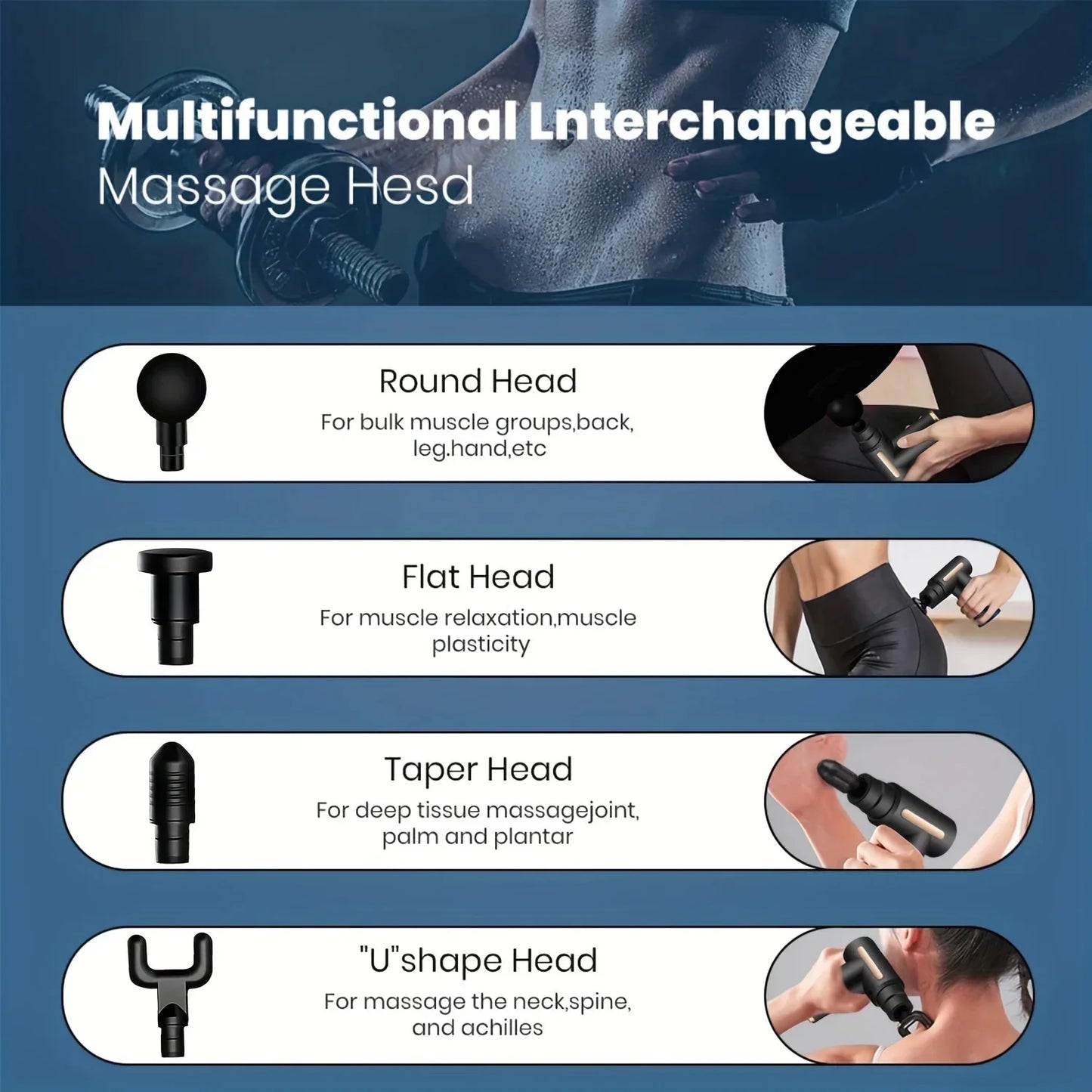 Pistolet massage musculaire